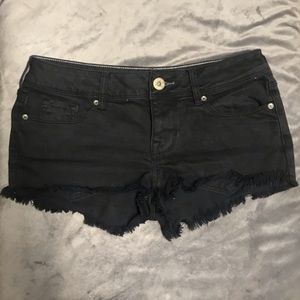 Bullhead Low Rise Black Cut Off Shorts